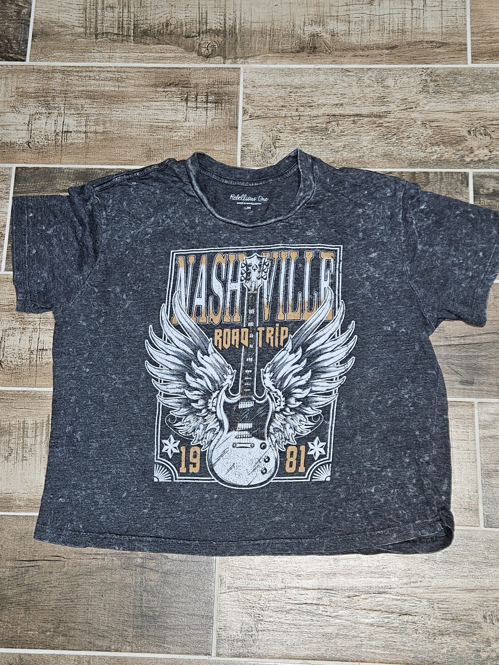 #Nashville #GraphicTee #CropTop #AcidWash #CountryMusic #ConcertVibes #Rebelliou